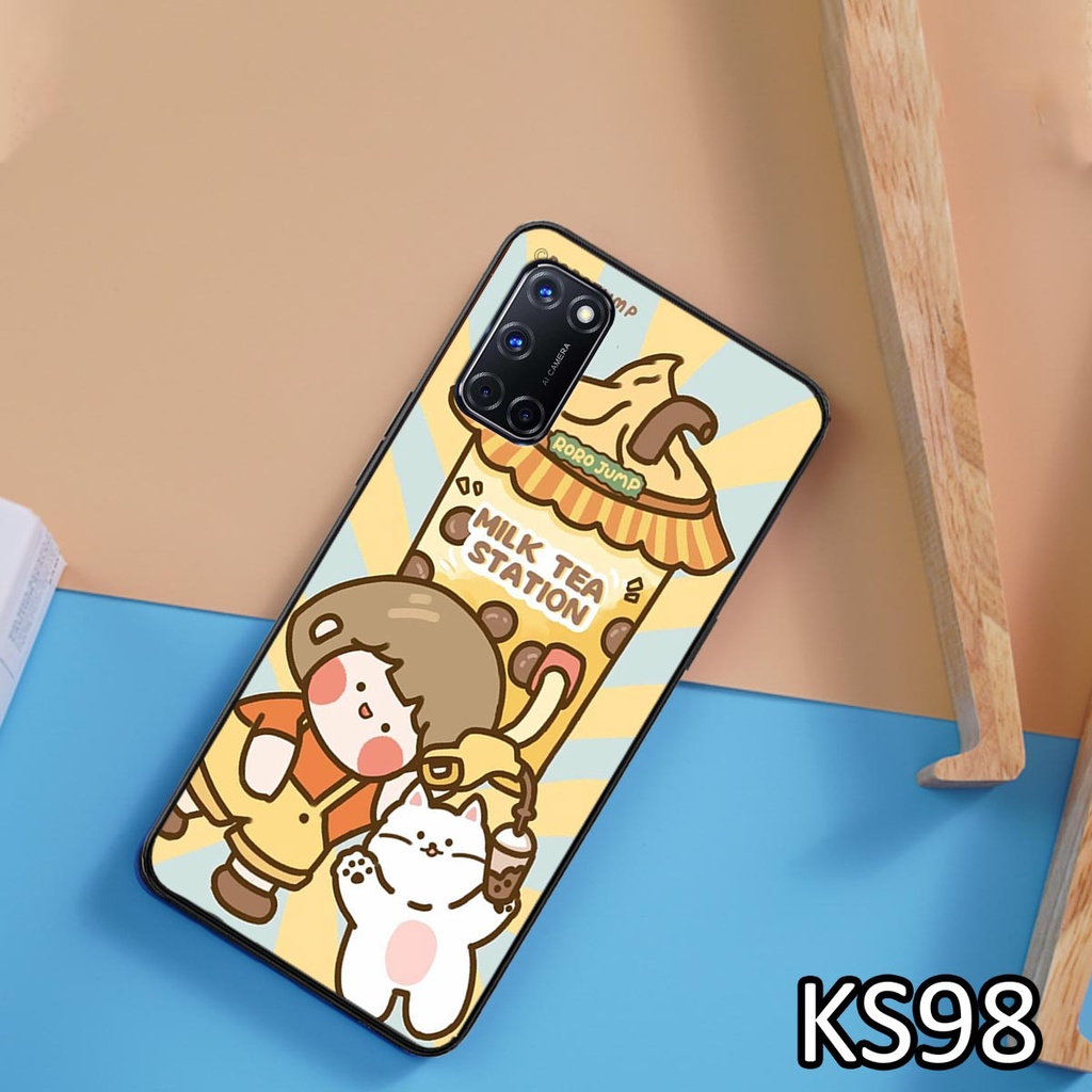 [SIÊU ƯU ĐÃI] Ốp lưng Oppo A52/A53/A92 in hình bé trà sữa siêu đẹp, độc, lạ_KINGSTORE.HN_Ốp lưng điện thoại