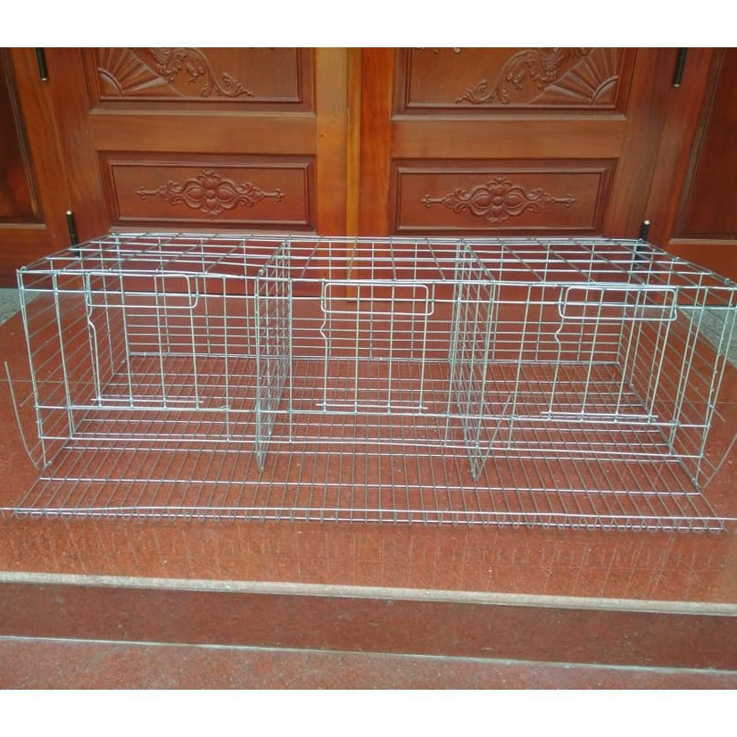 Chuồng nuôi gà đẻ công nghiệp -Chuồng gà đẻ 3 ngăn - 3 cửa nuôi từ12 con gà mái sinh s
