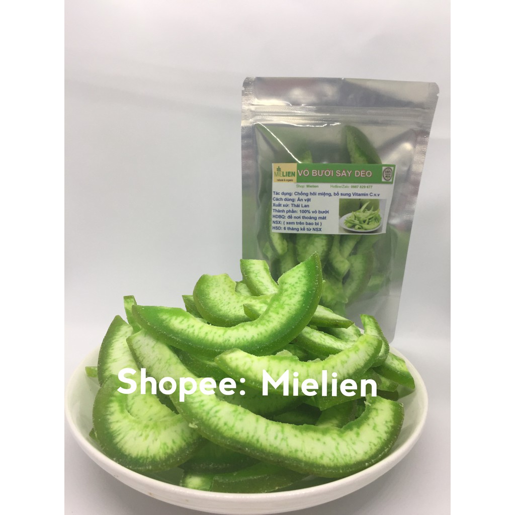 100g Mứt vỏ bưới xanh Thái Lan sấy dẻo