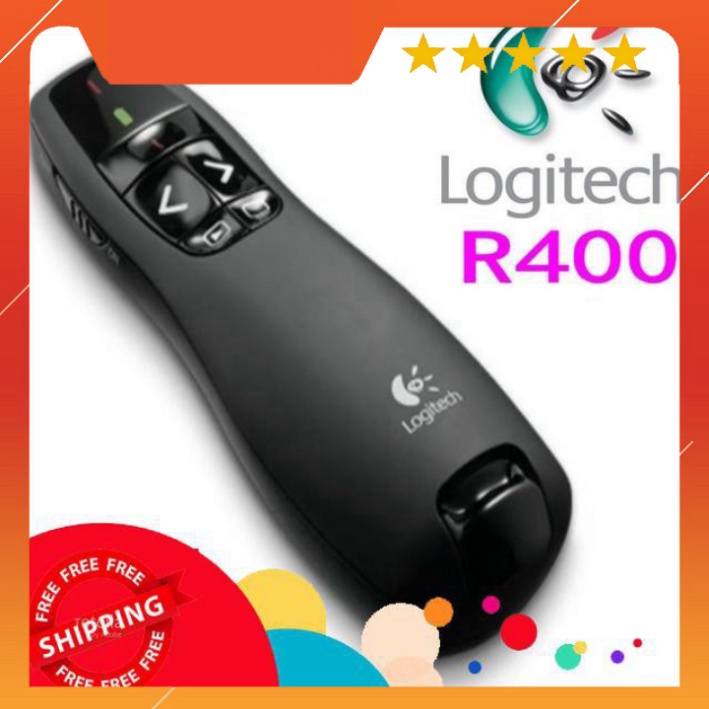 Bút trình chiếu Logiteck R400 - Trình chiếu chuyên nghiệp