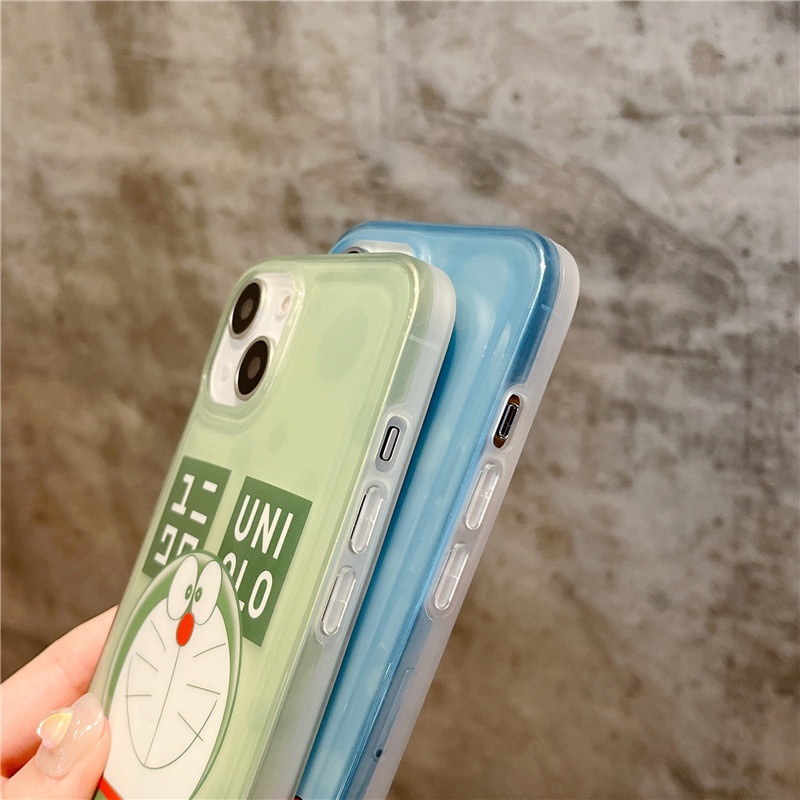 UNIQLO Sang Trọng Ốp Điện Thoại Họa Tiết doraemon Dành Cho iphone 14 13 12 11 pro max iphone11 iphone14