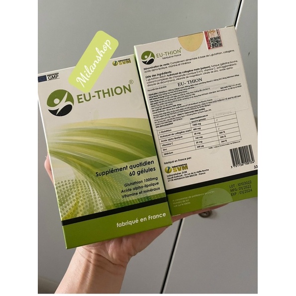 ✅ EU-THION Viên uống đẹp da chống lão hoá, tăng đề kháng