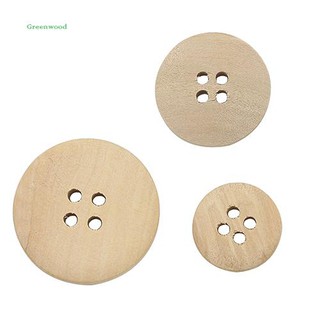 Set 50 nút gỗ 4 lỗ dành cho làm đồ thủ công