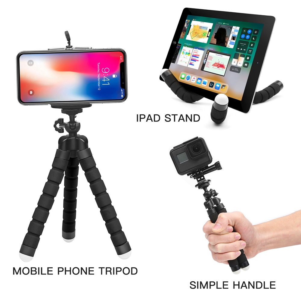 Phone holder Tripods tripod for phone Mobile camera holder Flexible Octopus Bracket For iPhone Xiaomi Samsung Clip Holder