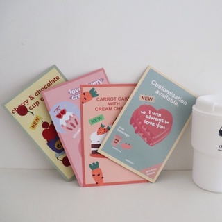 Set 4 tấm postcard trang trí tường dễ thương