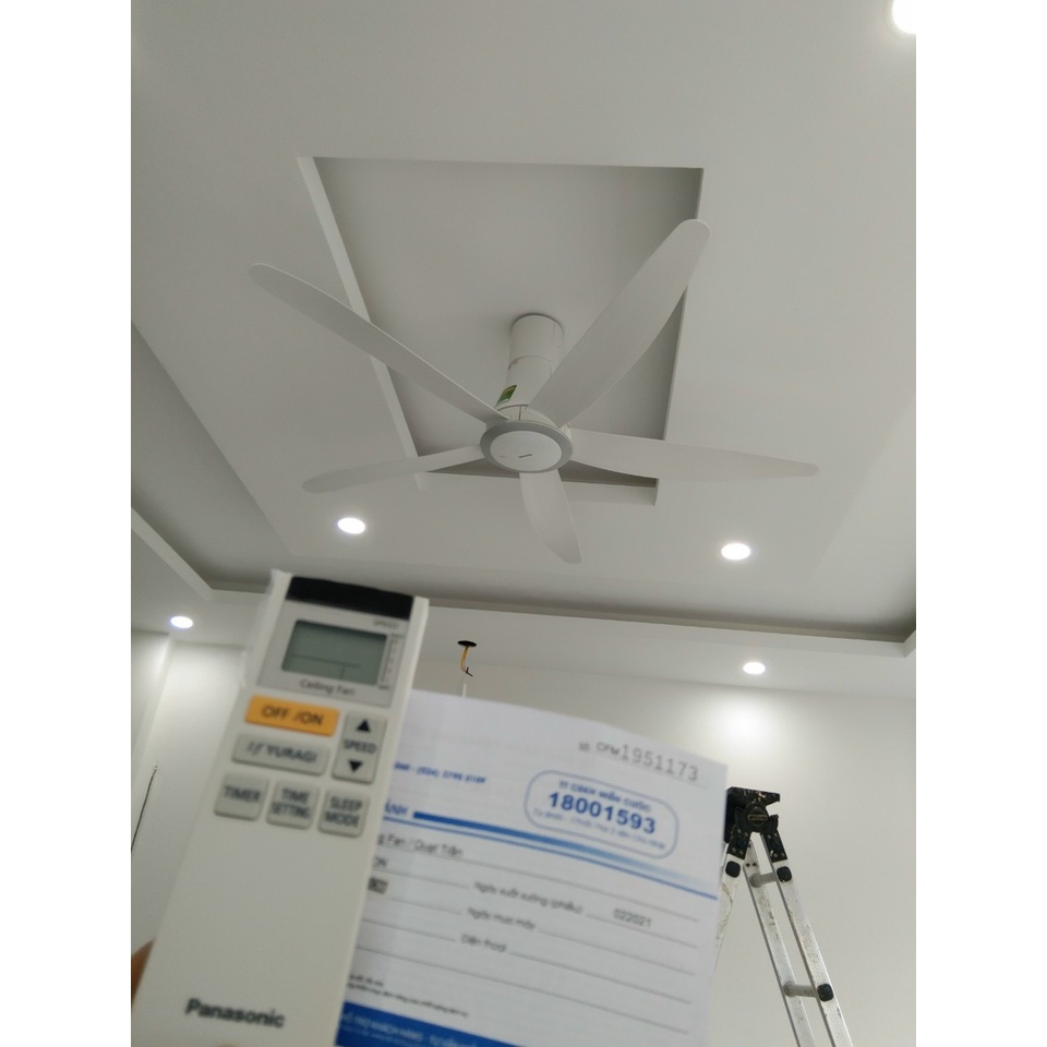 Quạt trần 5 cánh có điều khiển Panasonic F-60TDN chính hãng