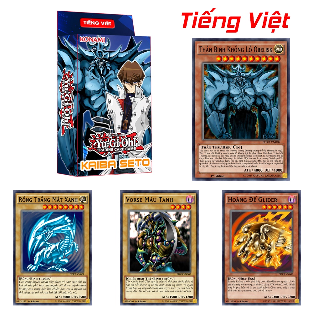 Yugioh Tiếng Việt - Hộp Bài Kaiba Seto H02