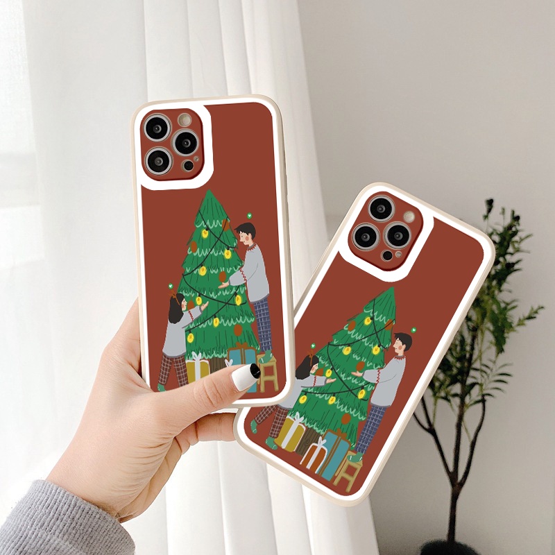 Ốp lưng iphone ốp cặp đôi trang trí cây thông ip 13promax 11 promax 12 pro max 6 6plus 7 plus 8 x xr xsmax