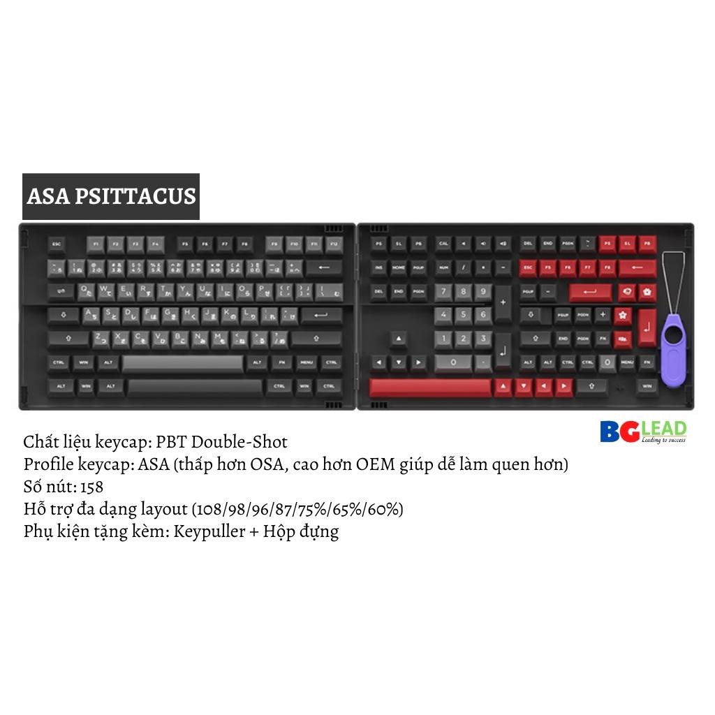 [Chính hãng] Bộ sưu tập keycap cho bàn phím cơ AKKO - ASA Profile 158 nút| 198 nút - Mai Hoàng phân phối