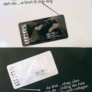 Mặt nạ su:m sủi bọt 🍓60k/10 miếng🍓