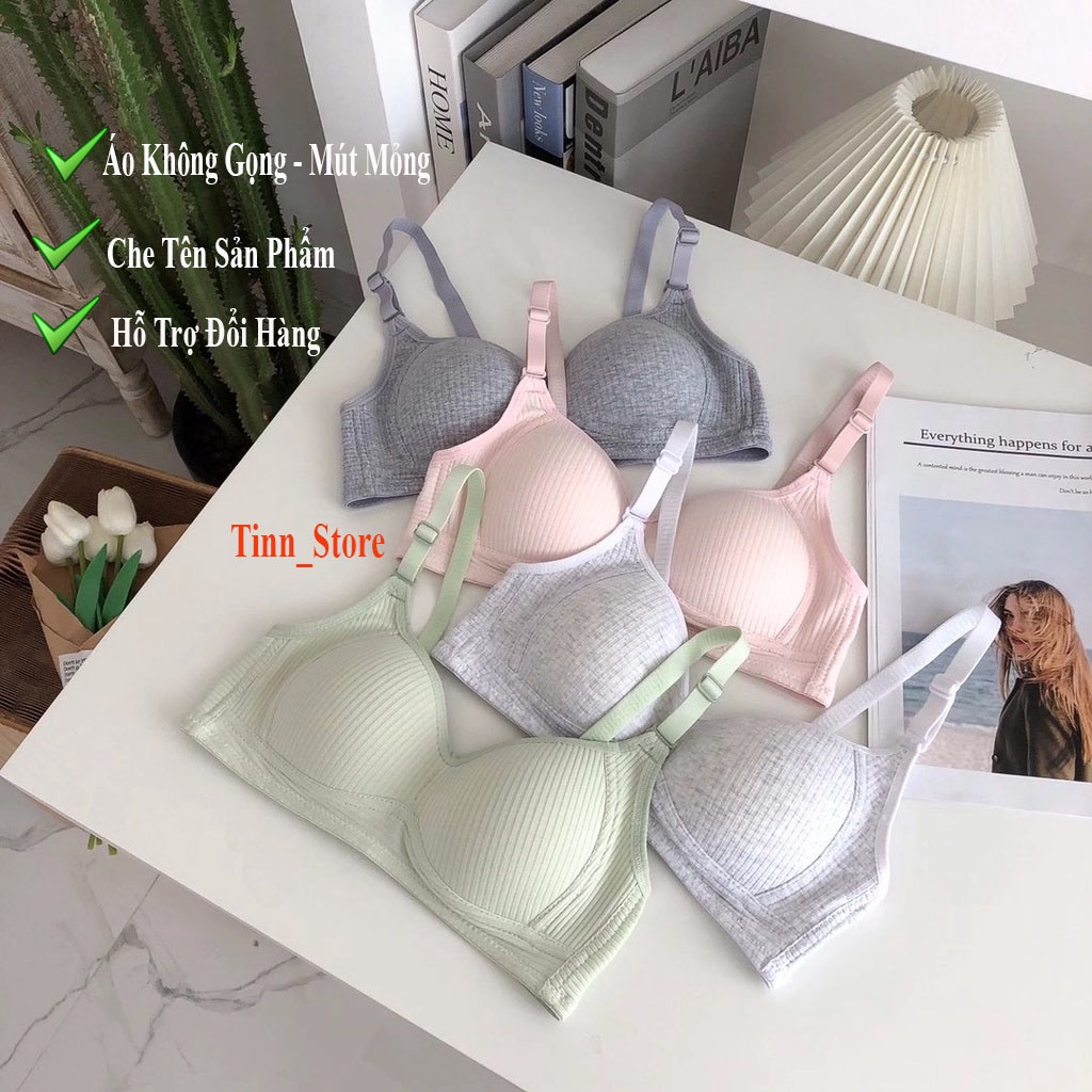 (Che Tên) Áo Ngực Mút Mỏng Không Gọng Nâng Ngực A2