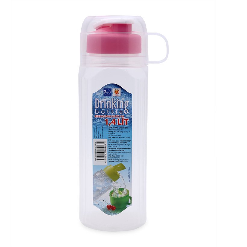 Bình Đựng Nước 1,4l Kèm Ca Đựng