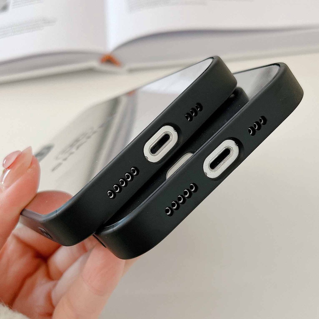 Ốp Điện Thoại Cứng Tráng Gương Hình Chữ C Thời Trang Cho iPhone 14 13ProMax 11ProMax 12 XSMax