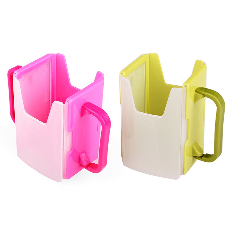 Giá đỡ bình sữa/ nước ép trái cây tùy chỉnh chống tràn kèm tay cầm tiện dụng cho bé