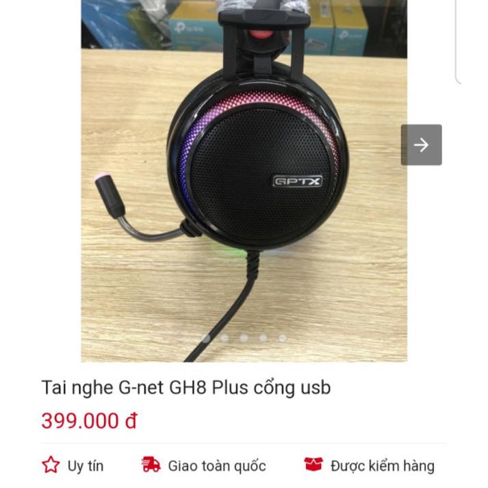 Tai nghe G-net H8 plus 7.1 chuyên Game