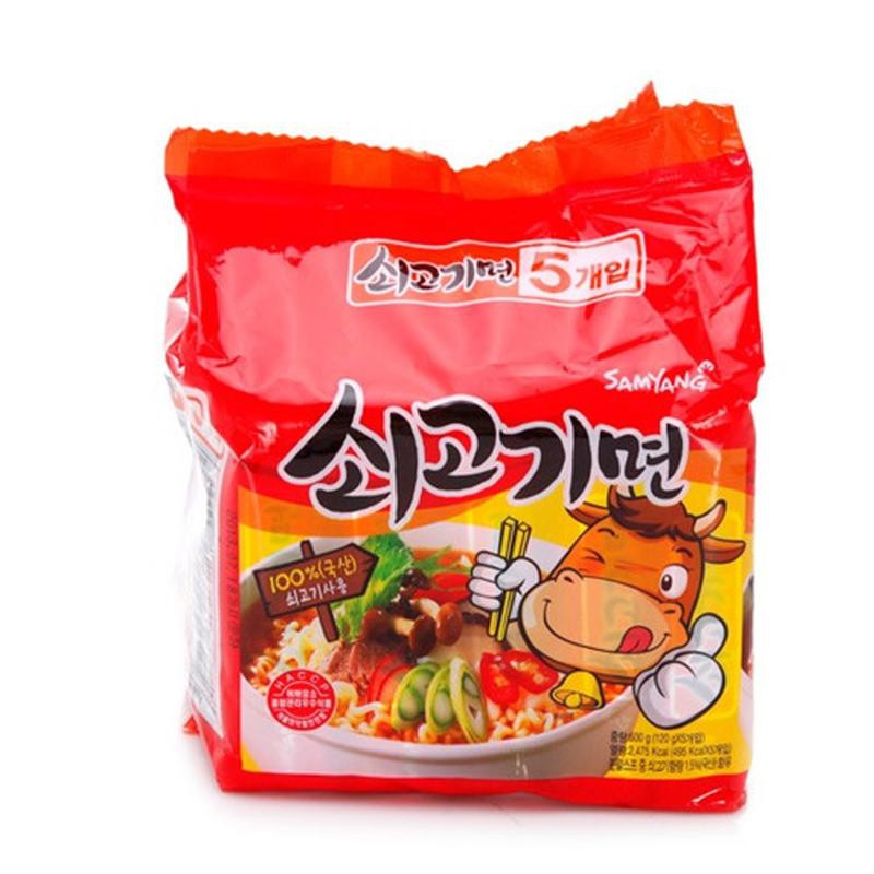 Mì Cay Bò Nước Samyang Combo 10 Gói