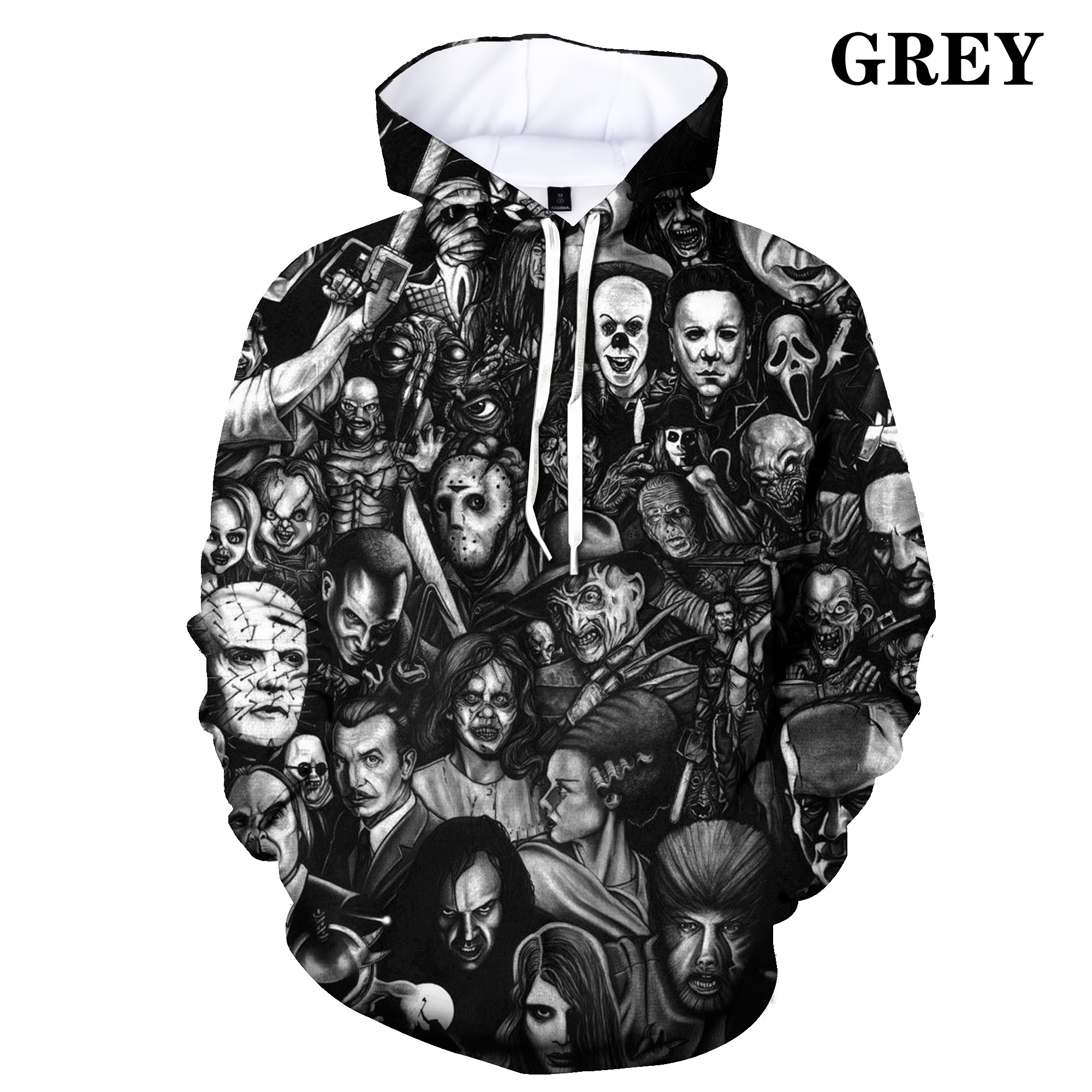 Áo Hoodie In Hình Nhân Vật Phim Kinh Dị Freddy Vs Jason 3d Cá Tính Cho Nam