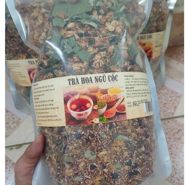 Trà hoa ngũ cốc gói 1kg rang sẵn thơm ngon