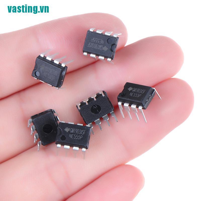 V☆Set 10 Linh Kiện Điện Tử NE555P DIP-8 IC Chuyên Dụng