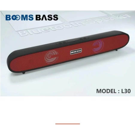 Loa Bluetooth BoomBass L30 Tích Hợp USB Thẻ Nhớ TF FM AUX Đèn Led Bass Trầm Mạnh, Speaker Không Dây Di Động T&amp;T