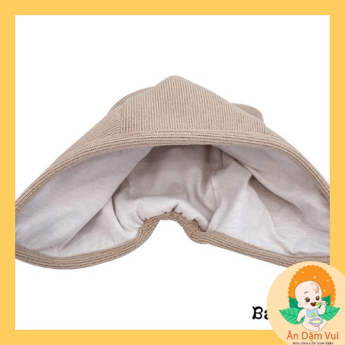 Mũ beanie màu trơn cho trẻ em sơ sinh, nón xinh cotton cho bé trai bé gái SAMI KIDS