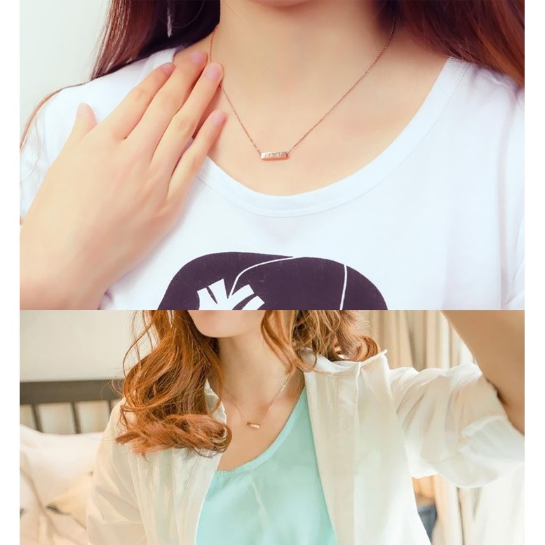 DÂY CHUYỀN TITAN CAO CẤP MAY MẮN TRÍ TUỆ NIỀM TIN DŨNG CẢM TN027 siêu đẹp, bền màu, chuẩn thời trang