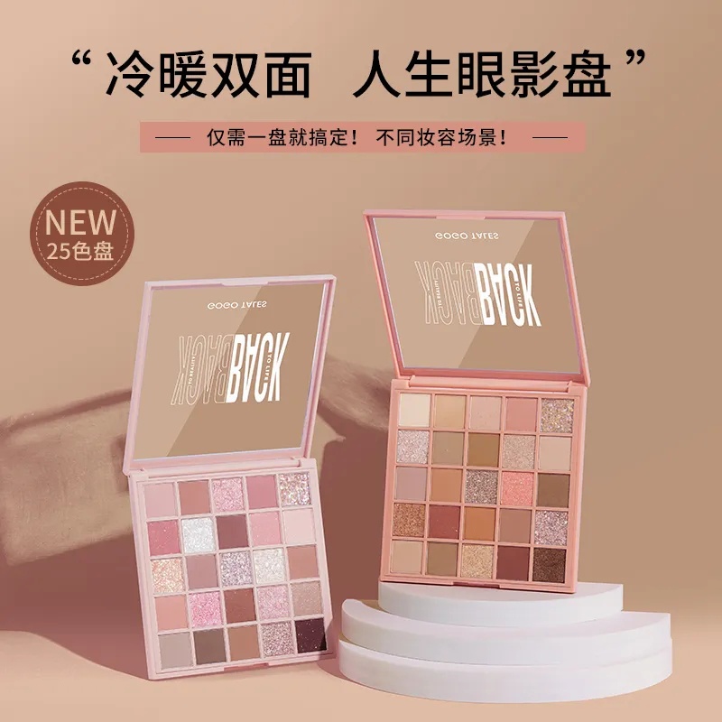 Bảng Phấn Mắt gogotales / gogotales 25 Màu Sắc Tông Lì / Hiệu Ứng Ngọc