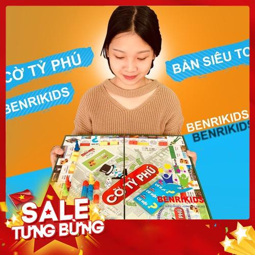 Cờ Tỷ Phú Sato Phiên Bản Siêu To Khổng Lồ Dạy Con Tư Duy Làm Giàu -Hàng nhập khẩu