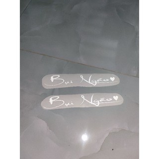 Tem decal chữ ký Phản quang
