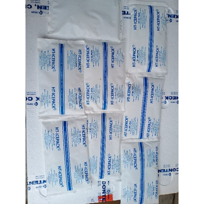 Đá khô, đá gel giữ lạnh 350g làm tươi thực phẩm 24h