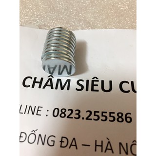 ( SẬP SÀN) Nam châm viên kích thước 20x1.5mm mạ kẽm