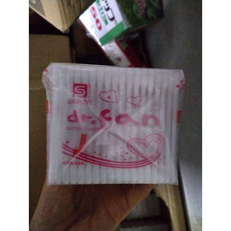 Bông Ngoáy Tai Cotton Dr.Fan (40 Que/ 100 Que)