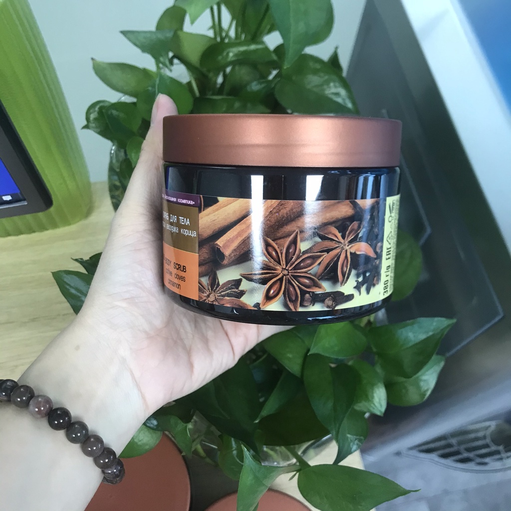 Tẩy tế bào chết body SCRUB COFFEE CINNAMON CLOVES Quế Hồi 380g