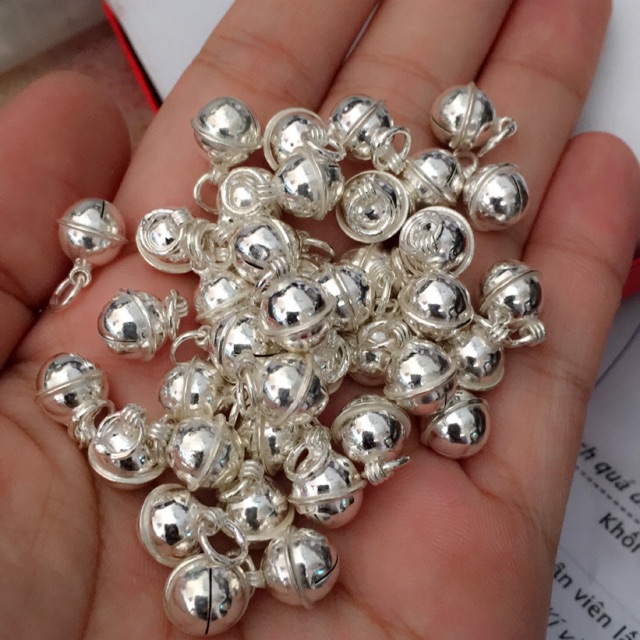 CHUÔNG BẠC SIZE 8LY - BẠC BIBI SILVER