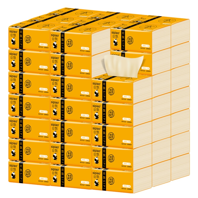 Thùng giấy ăn gấu trúc SIPAO 30 gói siêu rẻ Trung Quốc