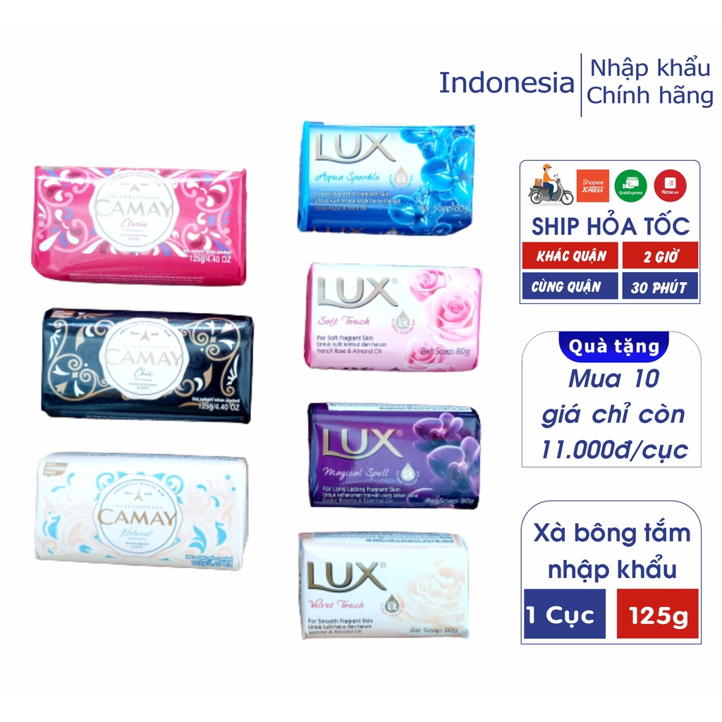 Xà bông tắm nhập khẩu Indonesia các loại