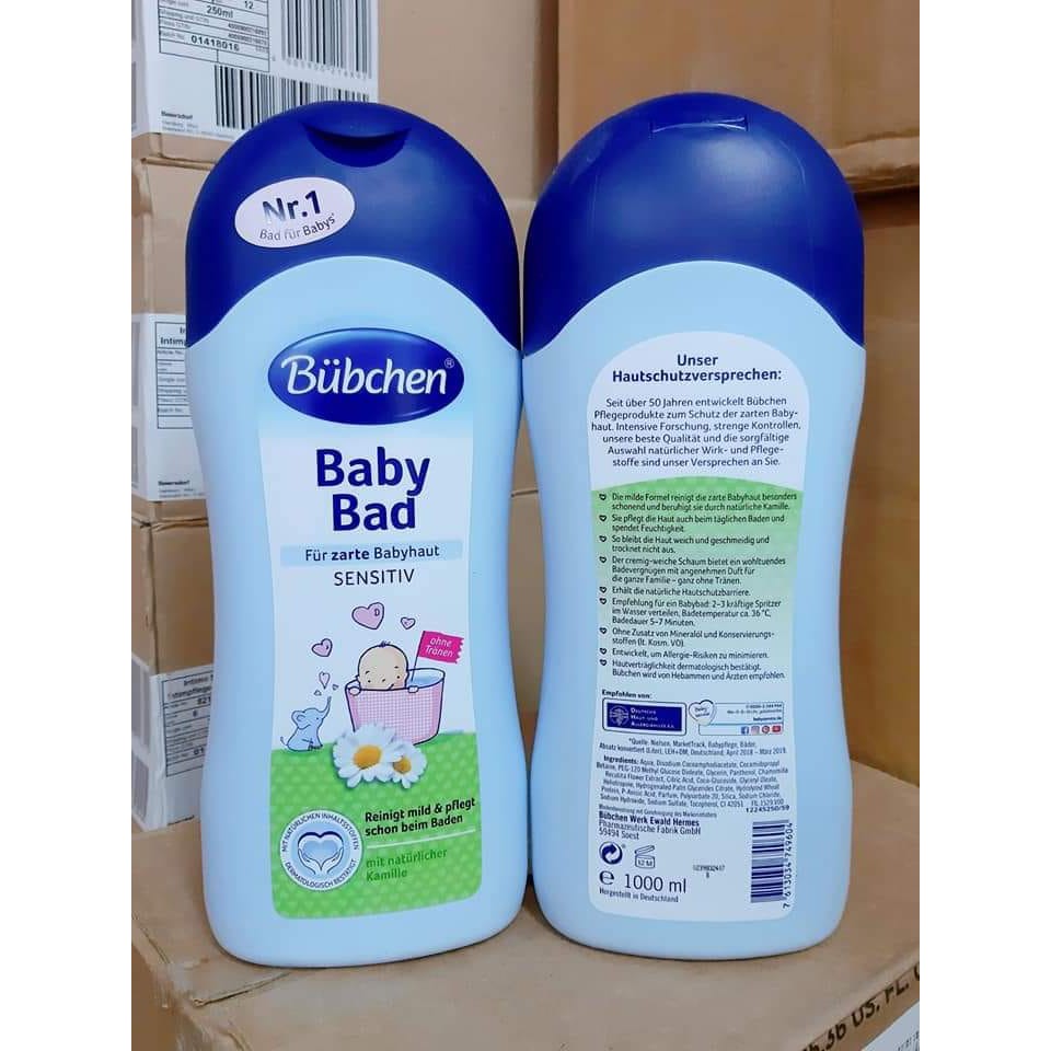 Sữa tắm Bubchen baby bad 1l