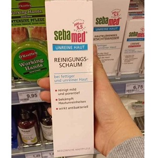 Sữa Rửa Mặt Kháng Khuẩn Dành Cho Da Mụn Sebamed Antibacterial Cleansing Foam pH5.5 (50ml)