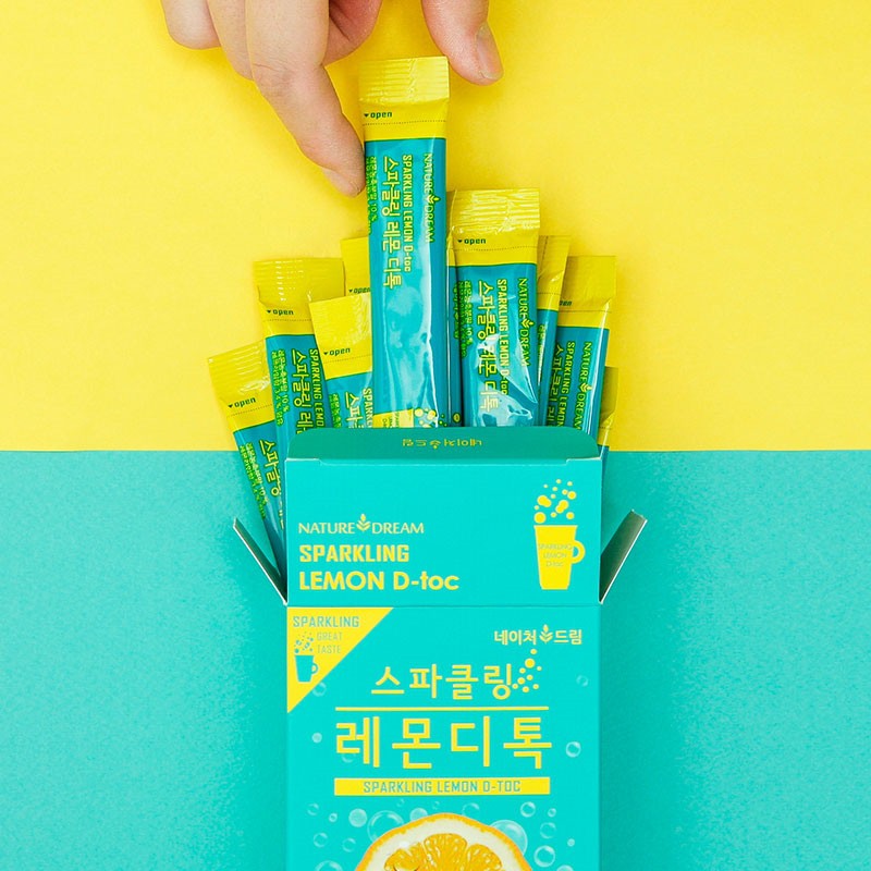 Bột Detox Vitamin Cho Cơ Thể NATURE DREAM SPARKLING DAILY TOK_Mỹ phẩm Hàn Quốc chính hãng