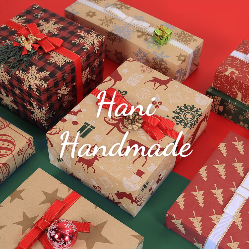 Giấy Gói Quà noel đẹp lung linh - Phụ kiện Hani