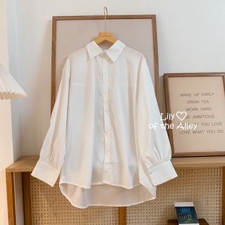 Áo sơ mi trắng cổ đức Phong cách Ulzzang Hàn Quốc