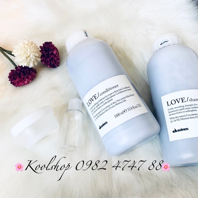 💕 Dầu gội & xả cho tóc xoăn Davines Love 💕