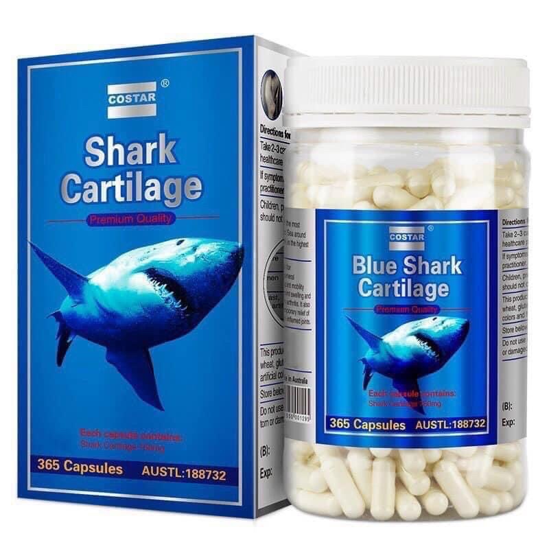 Viên uống Sụn cá mập Shark Cartilage 365 viên của Úc