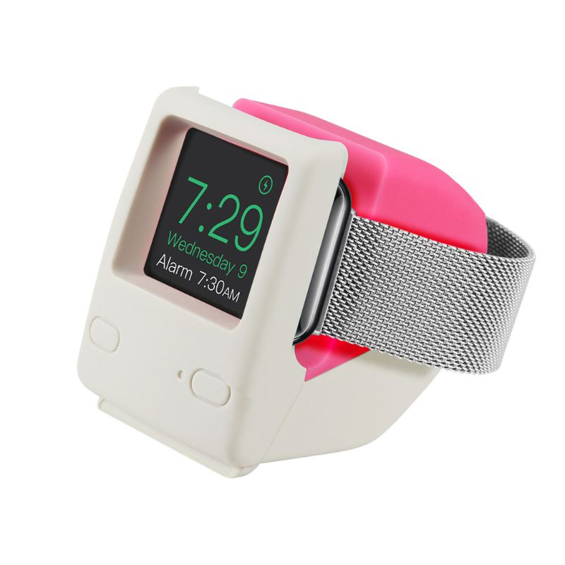 Đế Sạc Bằng Silicon Cho Đồng Hồ Thông Minh Apple Watch Series 4 / 3 / 2 / 1