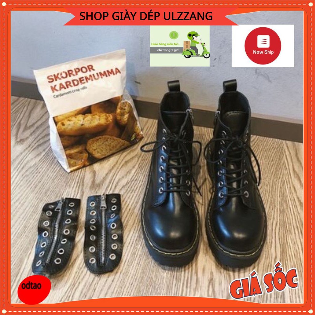 Giày BOOTS KHOÁ KÉO CAO CỔ ĐI HAI KIỂU ulzzang kèm ảnh thật hình cuối | BigBuy360 - bigbuy360.vn