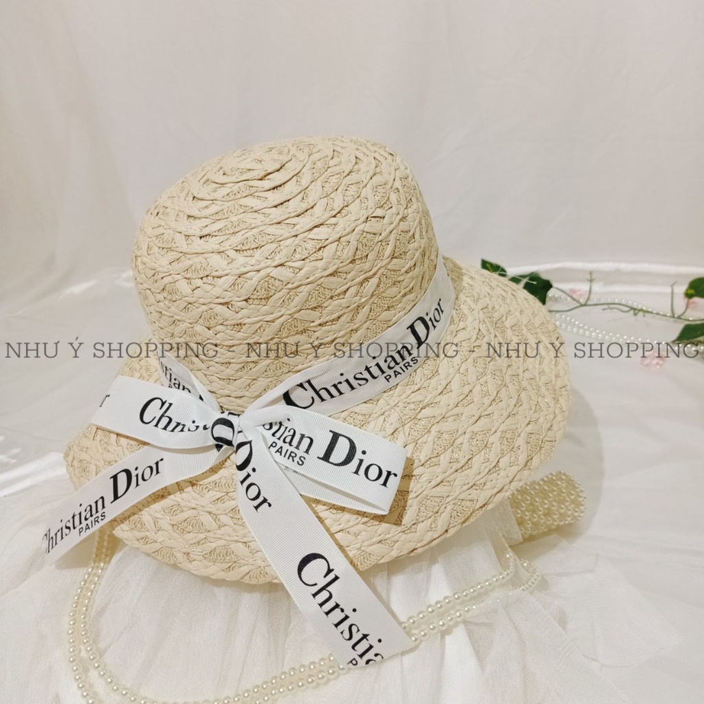 Nón cói,mũ cói nữ đi biển vành nhỏ hàng cao cấp loại 1 thắt nơ in chữ sành điệu-q12m d0 xịn