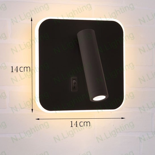 {Giá tốt - Chất lượng} Đèn LED gắn vách tường đọc sách - Đèn đọc sách gắn tab đầu giường VL 3421 - GT469