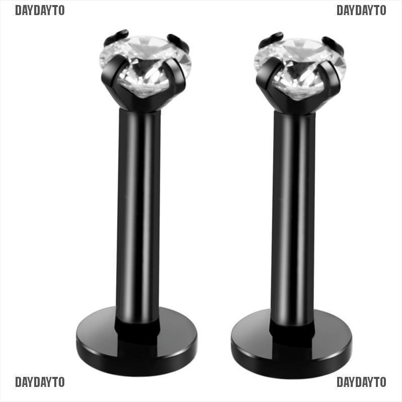 Khuyên Xỏ Sụn Tai / Môi / Cơ Thể Bằng Đá Zircon Helix Tragus 18G