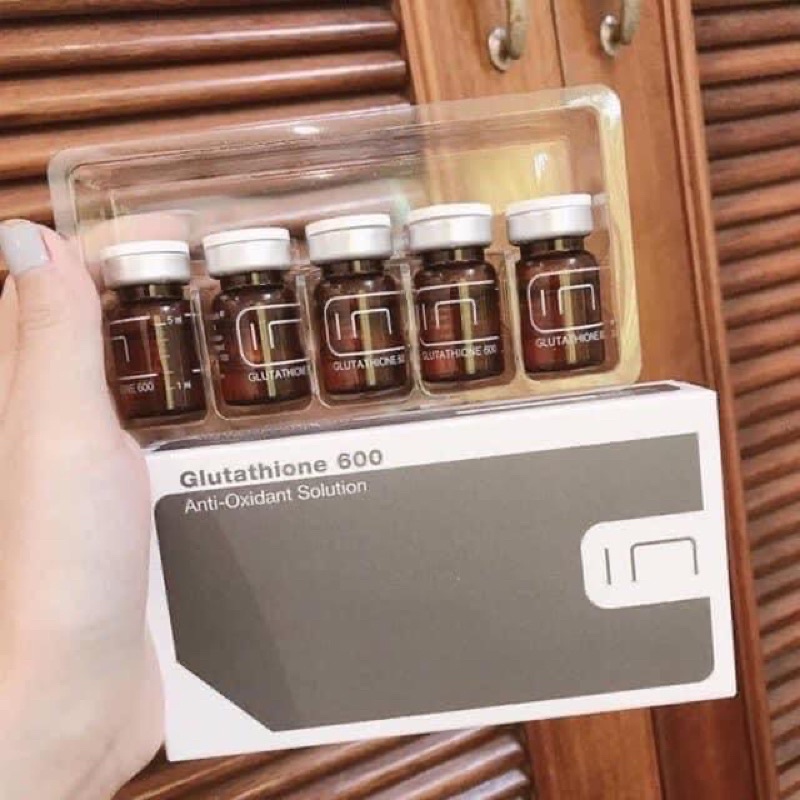 Nguyên hộp trắng da Bcn Glutathione 600 Bcn Tây Ban Nha