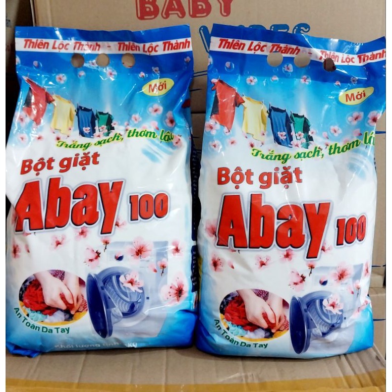 Bột giặt ABay Trắng Sạch Thơm Lâu 3 KG.